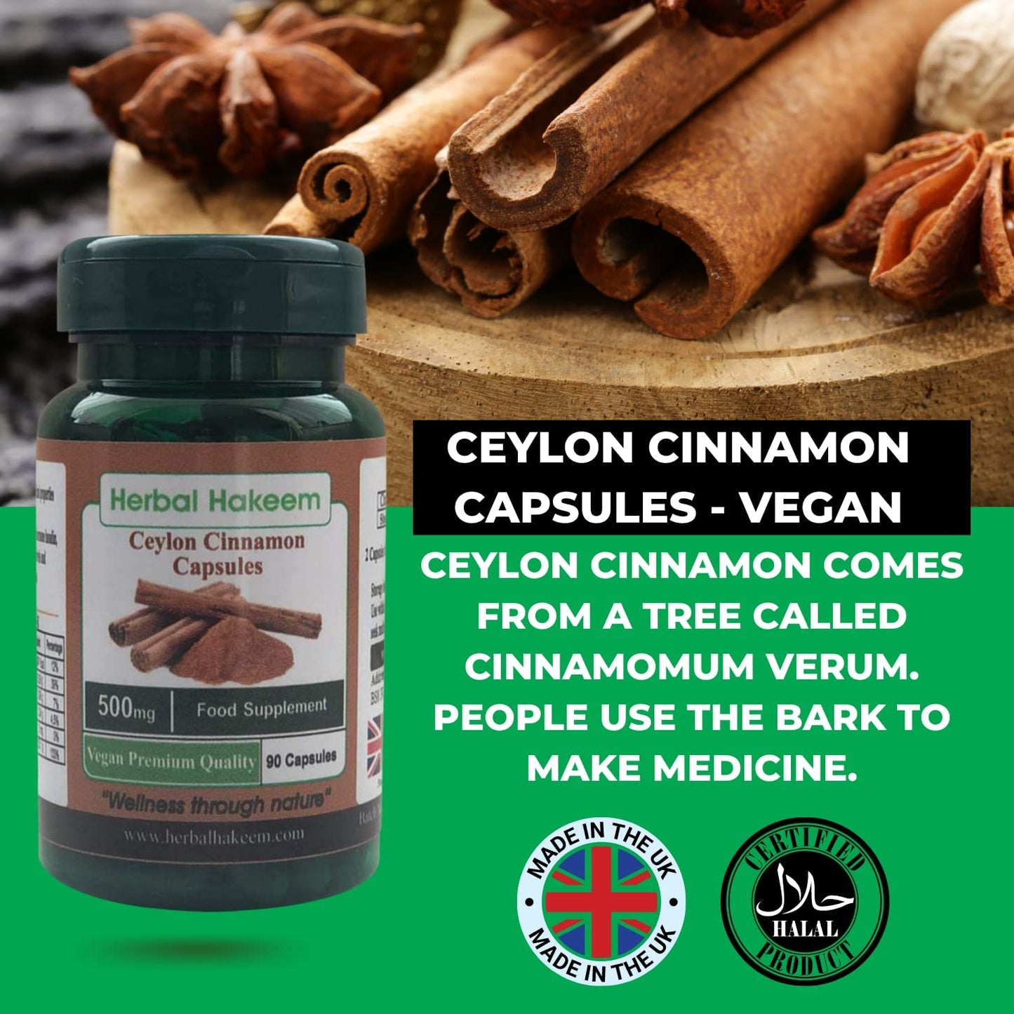 Ceylon Cinnamon Capsules